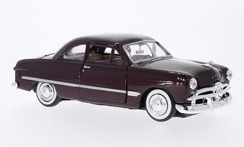 Ford Coupe, dark red, 1949